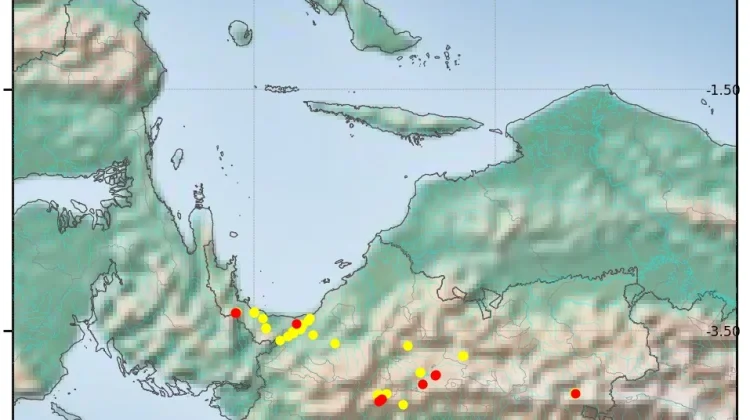 BMKG Catat 113 Hotspot di Nabire, Warga Diminta Waspada Karhutla