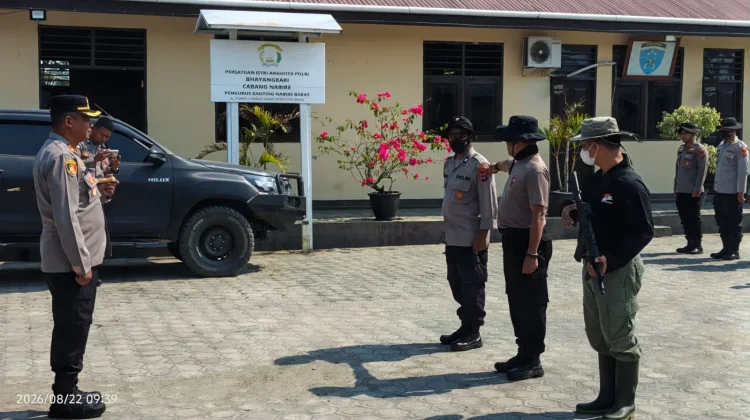 Polres Nabire Perkuat Kesiapsiagaan Cegah Karhutlah