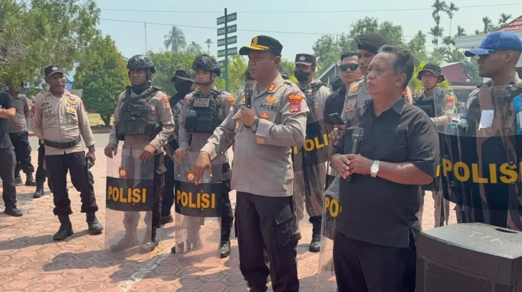 Polres Nabire Laksanakan Pengamanan dan Pelayanan di Pengadilan Negeri Nabire