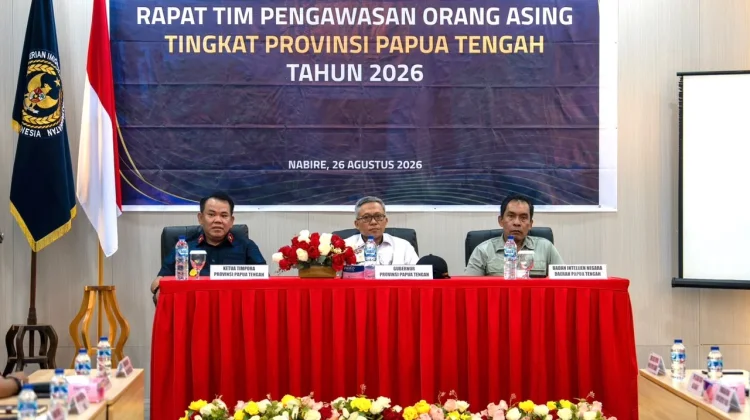 Pemprov Papua Tengah Minta Data Orang Asing Diperkuat