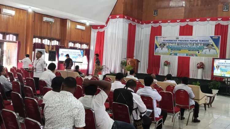 Perdana Pemprov PT Gelar Konsultasi Publik Penyusunan Dokumen RAD 2025-2029
