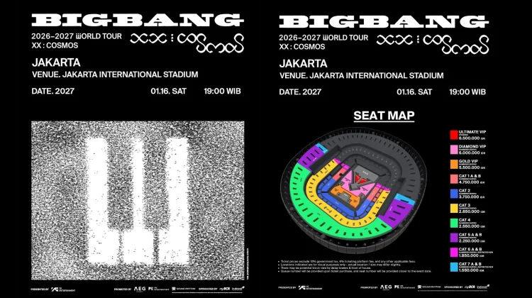 Harga Tiket Konser BIGBANG di Jakarta Resmi Dirilis