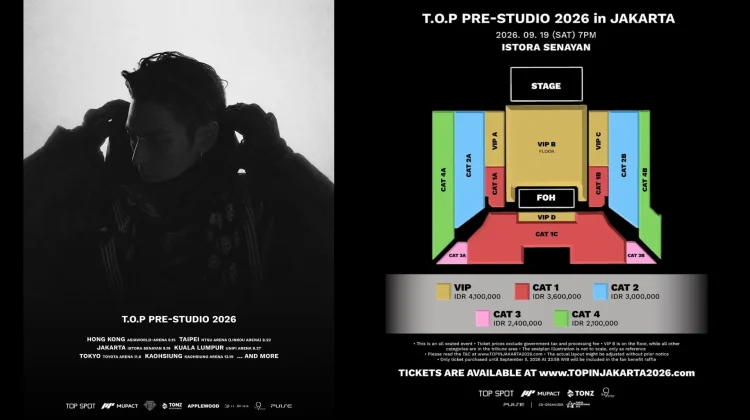 T.O.P Siap Sapa Penggemar Indonesia Lewat Fan Meeting "PRE-STUDIO 2026"