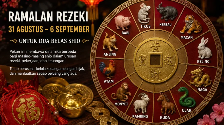 Ramalan Rezeki 31 Agustus-6 September untuk Dua Belas Shio, Siapa yang Beruntung?