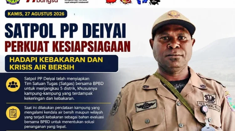 Satpol PP Deiyai Perkuat langkah antisipasi, Menghadapi Ancaman Kebakaran