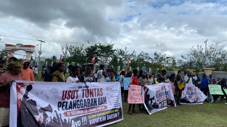 DPRK Mimika Terima 27 Aspirasi Massa, Mahasiswa Diminta Kawal Bersama