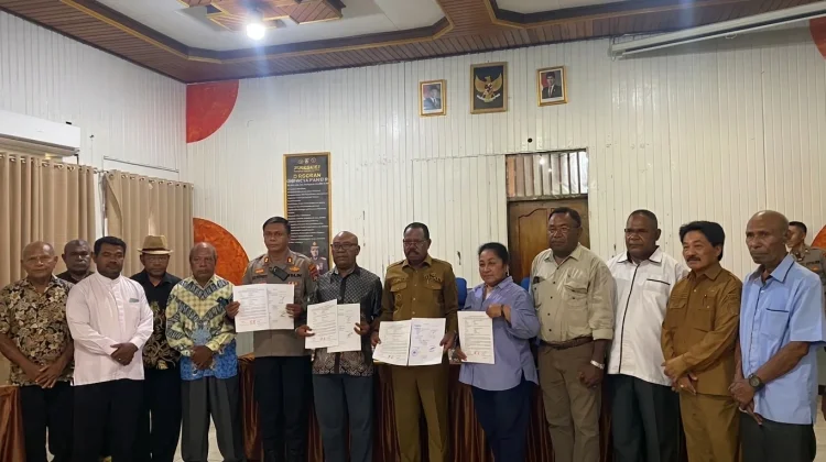 Mediasi Tanah GOR Kota Lama, Pemkab Nabire dan GKI Sepakat Damai