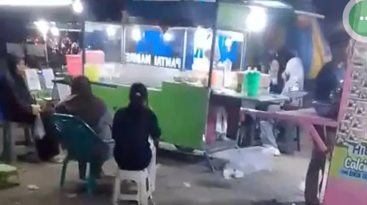 Pedagang Kuliner dan Permainan Anak Memulai Aktifitas di Taman Gizi Nabire