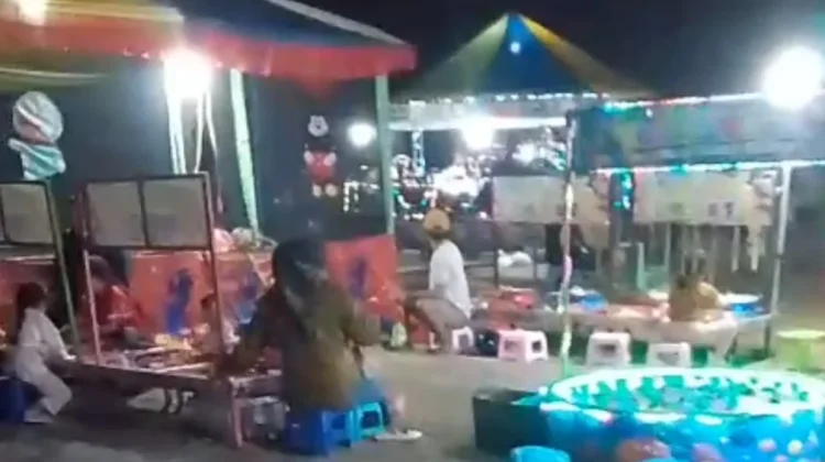 Pedagang Kuliner dan Permainan Anak Memulai Aktifitas di Taman Gizi Nabire