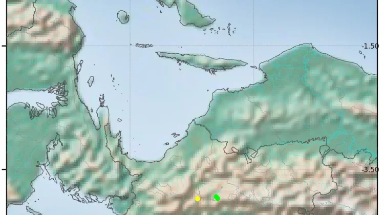Stasiun Meteorologi Douw Aturure BMKG Nabire Rilis update Jumlah Hotspot