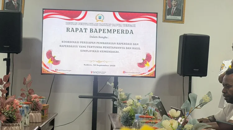 DPR Papua Tengah Gelar Diskusi Rencana Perubahan Perdasus Papua Tengah