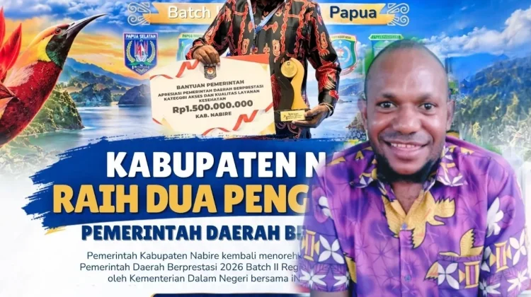 Bupati Nabire Raih Dua Penghargaan, dan Mendapatkan Apresiasi Dari Berbagai Pihak