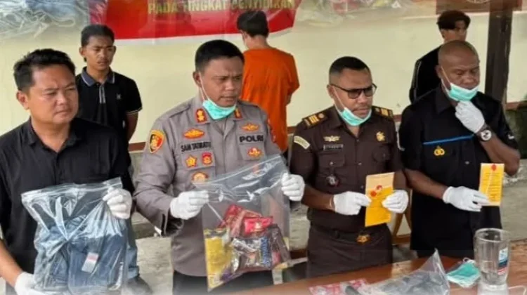Kejaksaan Negeri Nabire, Hadir Pada Pemusnahan Narkotika Di Polres Nabire