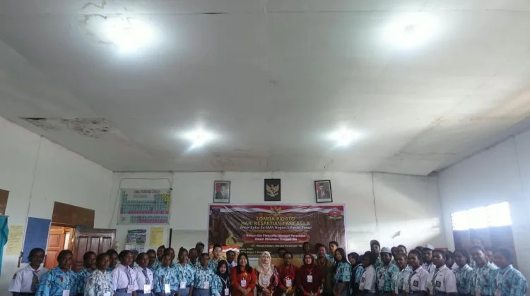 Pelajar Paniai Jadikan Noken Simbol Persatuan Pancasila