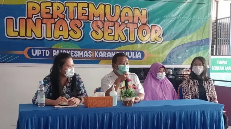 UPTD Puskesmas Karang Mulia Nabire Gelar Pertemuan Lintas Sektor
