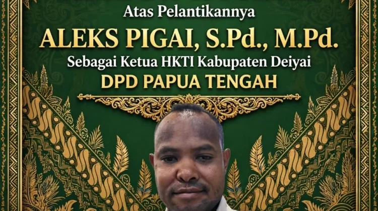 Ketua HKTI Deiyai, yang Baru Dilantik Siap Perjuangkan Kebutuhan Petani