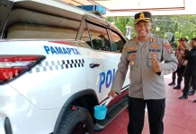 Polres Nabire Terima Mobil Pamapta Baru