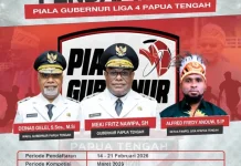 Mimika Tuan Rumah Piala Gubernur Liga 4 PT 2026