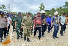 Pemalangan Dibuka, Jalan Bundaran Petrosea–Tembus Bandara Baru Mimika