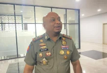 Satpol PP Mimika Himbau Pedagang Tidak Menimbun Sembako Selama Ramadan