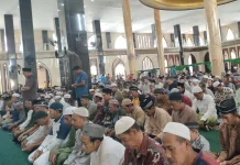 Sholat Jum'at Kedua pada Ramadhan 1447 H di Masjid Al-Falah Nabire