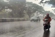BMKG: Hujan Ringan-Sedang Guyur Nabire Malam Ini