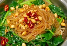 Salad Sayuran Mei Bihun Kacang Kaleng Lezat