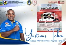 KNPI Papua Tengah Dukung Penuh Liga 4, Piala Gubernur
