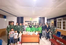 Pererat Persaudaraan, Persit Denpom XVII/1 Nabire Gelar Buka Puasa Bersama