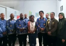 Bahas Program Strategis Ketahanan Pangan, BRMP Papua Tengah Kunjungi Dinas Pertan