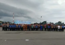 Wagub Papua Tengah Pimpin Apel Gelar Pasukan Operasi Ketupat Noken 2026
