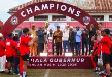 Perhelatan Bergengsi Liga 4 Piala Gubernur Papua Tengah Resmi Ditutup