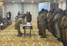 Pemkab Mimika kembali Melakukan Penataan Birokrasi Melalui Prosesi  Sertijab