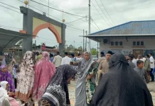 Sholat Idulfitri 1447 H  Warga Padati Masjid Nurul Huda Bumi Wonorejo Nabire