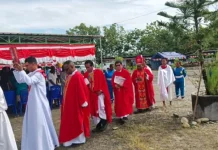 Uskup Timika Tiba di Nabire, dengan Sejumlah Agenda Penting