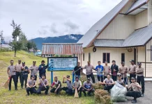 Kapolres Puncak Kurvei Menyambut Pekan Suci Paskah 2026 di Gereja Santo Stefa