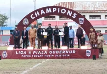 Intip Kesuksesan Liga 4 Papua Tengah, Dorong Sepak Bola Maju