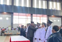 Bupati Mimika Lantik dan Kukuhkan Ratusan Pejabat di Lingkungan Pemkab