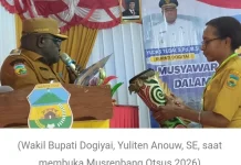 Musrenbang Otsus 2026, Pemkab Dogiyai Program Harus Tepat Sasaran
