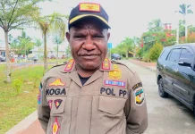 Aduan Warga Ditindaklanjuti, Satpol PP Mimika Gelar Operasi Penertiban