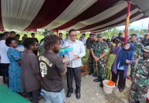 Buka Isolasi Daerah, Pembangunan Jembatan Perintis Garuda Dimulai Di Nabire
