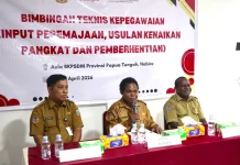 BKPSDM Papua Tengah Gelar Bimtek Data ASN Libatkan 32 OPD