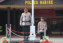 Upacara Hari Kesadaran Nasional, Wakapolda Urbinas Tekankan Disiplin - Pelayanan