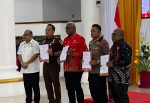 Pemkab Mimika Perkuat Sinergi APH, lewat Kerja Sama Pengawasan Hukum
