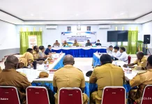 Dinas Ketahanan Pangan Nabire Gelar Rakordis  Penyaluran Bantuan Pangan
