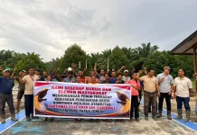 Jelang May Day, Ribuan Karyawan PT Nabire Baru Komitmen Jaga Kamtibmas Papua Tengah