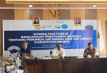 Pemkab Mimika Gelar Konsultasi Publik Ranperda Perumda Air Minum dan Limbah