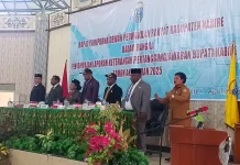 Rapat Paripurna Penyampaian LKPJ Tahun Anggaran 2025  Bupati Nabire