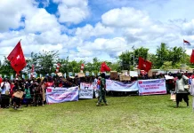 KNPB Timika Gelar Aksi Damai, Sampaikan Aspirasi ke DPRK Mimika