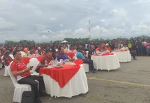Antusiasme Nobar Persipura di Nabire Satukan Dukungan Warga